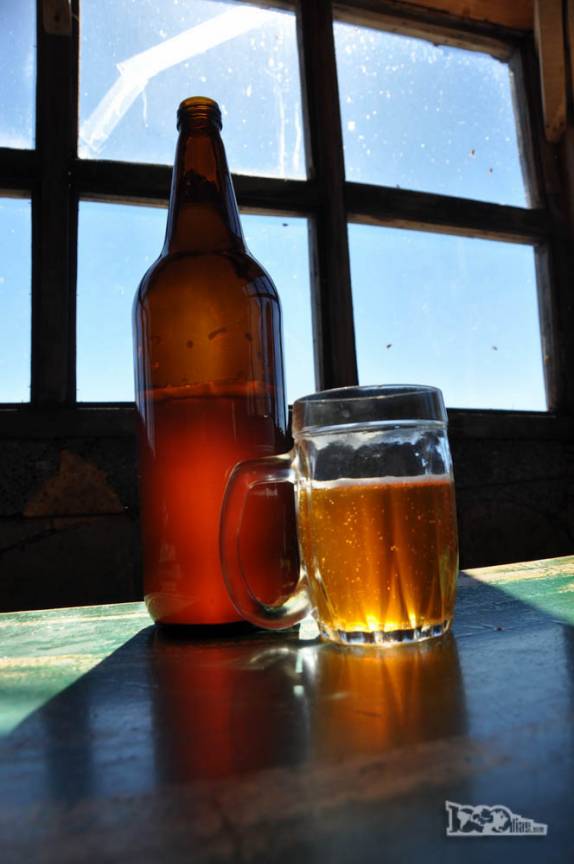Cerveja feita no próprio refúgio do Cerro Piltriquitrón, em El Bolsón, na Argentina